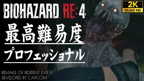 11【バイオハザードre4】最高難易度professional攻略：チャプター13～14【英語音声・原作bgmandse】 Youtube