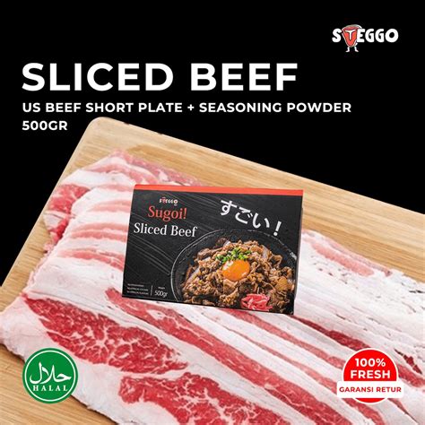 Jual 500 Gr Sugoi Sliced Beef Stegghome By Steggo Shopee Indonesia