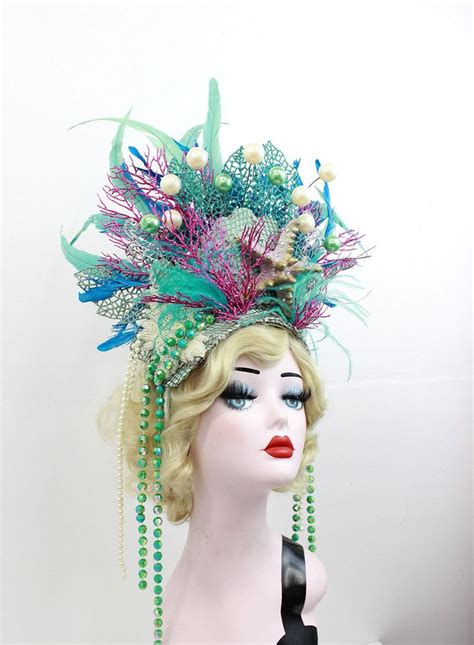 Be The Queen Of The Sea In This Head Dress It Is Made To Look Like You