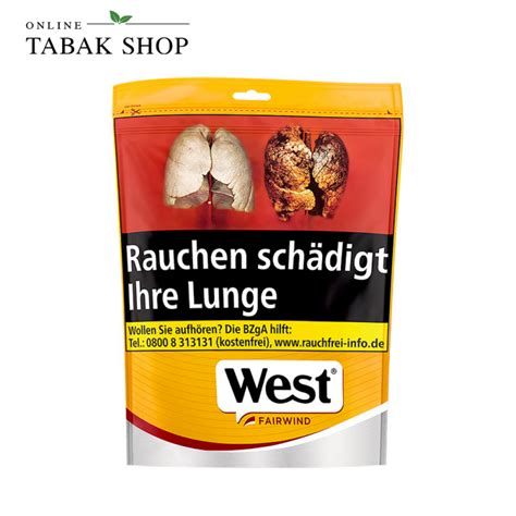 West Yellow Tabak 93g Beutel 24 95 Kaufen