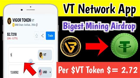 Vt Network Mining Airdrop Instant Already Listed On