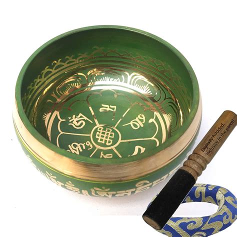 Heart Chakra Singing Bowl With Om Mani Padme Hum Price US 24 5