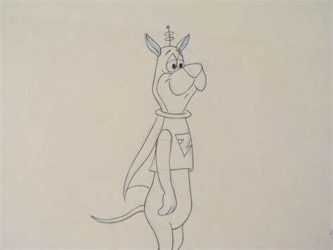 Dog Astro The Jetsons Original Drawing Animation Art