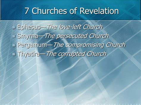 Ppt The Seven Churches Of Revelation Powerpoint Presentation Free