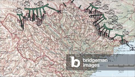 Image of Vietnam: Map showing Chinese invasion routes of Vietnam, Third ...