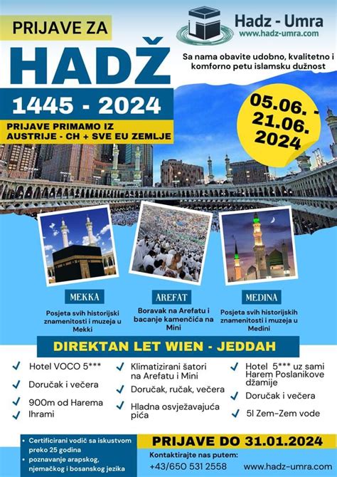 HADŽ 2024 1445 H G Hadz Umra