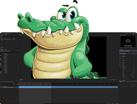 Gator Character Animator Puppet Graphicmama