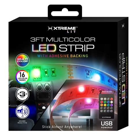 Xtreme Ft Multi Color Led Strip Unique Colors Modes Device