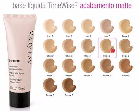 Base Mary Kay Time Wise Efeito Matte Tons Na Descrição R 3690 Em