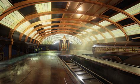 [UE4] Art Deco Train Station — polycount