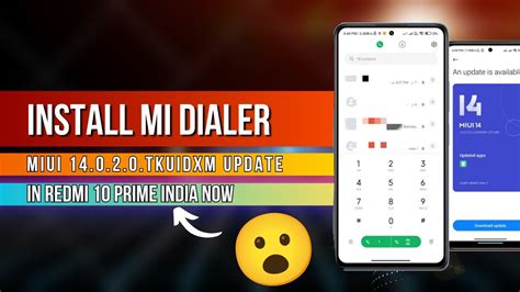 Redmi 10 Prime Mi Dialer With MIUI 14 Stable Update Install MIUI