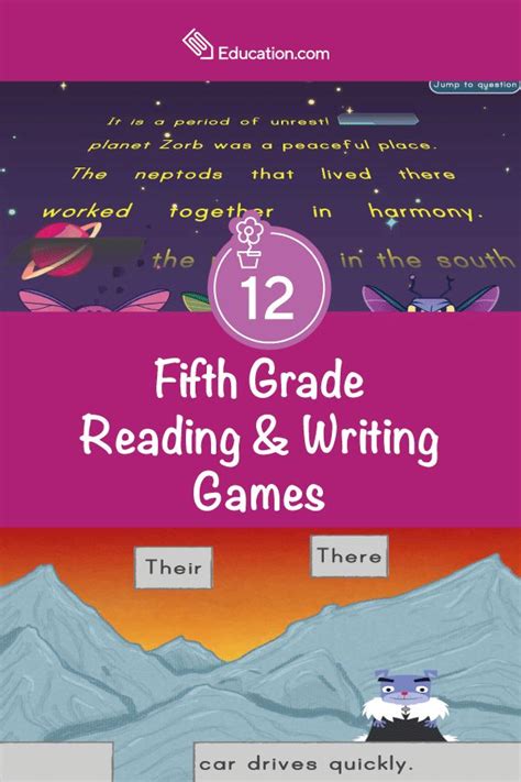 Reading Comprehension Games 5th Grade