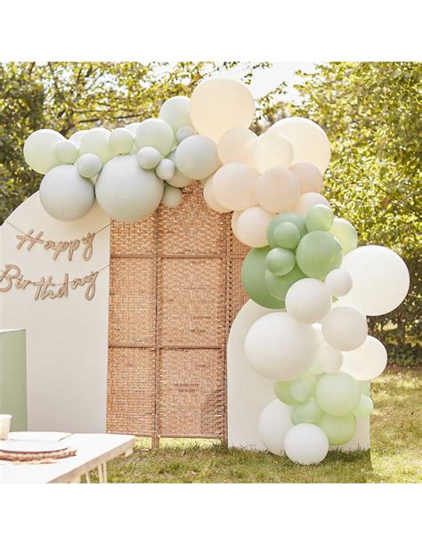 Th Me For T Ballon Vert Guirlande Arche Kit Feuille Ballons En Latex