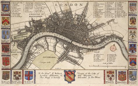 Vintage Map of London