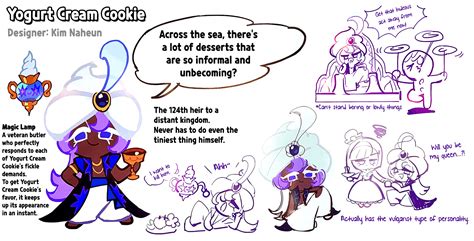 Yogurt Cream Cookie concept art translation : r/Cookierun