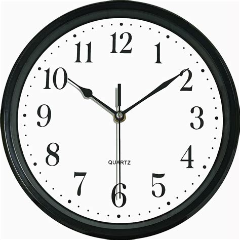 Emitdoog Wall Clock Modern Kitchen Small Silent Analog Round Simple