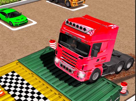 Truck Parking Car Games 3D Game Online | Play Truck Parking Car Games ...