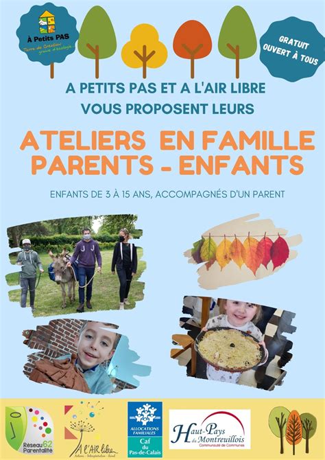 D Couvrez Les Ateliers Parents Enfants De L Association A Petits Pas