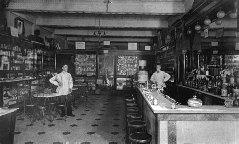 Drugstore Interior Photograph Wisconsin Historical Society