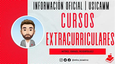 CURSOS EXTRACURRICULARES 2022 2023 USICAMM YouTube