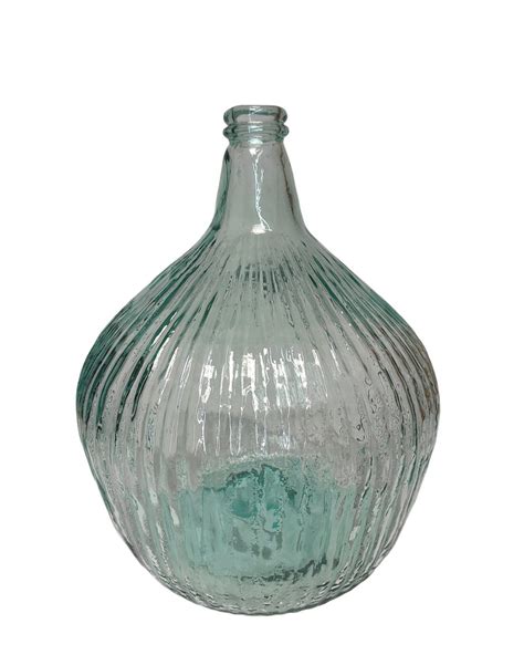 Vase dame Jeanne en verre recyclé transparent La Maison De Judith