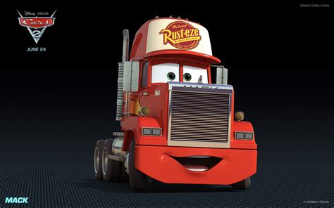 Mack the Tractor Trailer Truck From Disney’s Cars HD Desktop Wallpaper