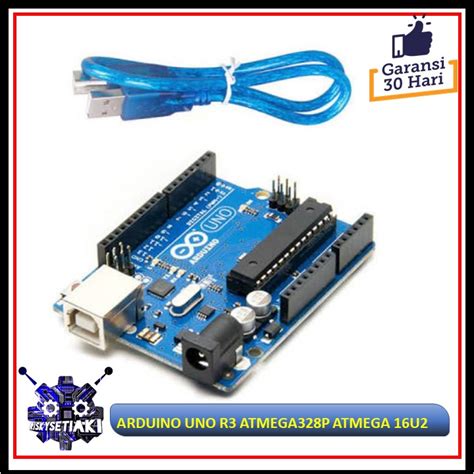 Jual Arduino Uno R3 Atmega328p Atmega 16u2 Compatible Board Usb Cable