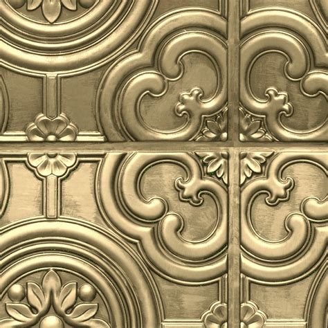 Brass Metal Panel Texture Seamless 10442