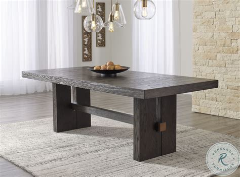 Burkhaus Dark Brown Extendable Rectangular Dining Table