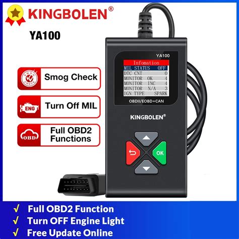 KINGBOLEN YA100 Completo OBD2 Herramientas De Diagnóstico Del Coche