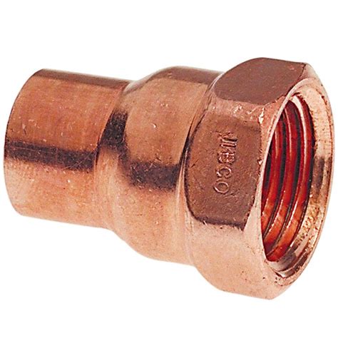 Everbilt In Copper Pressure Cup X Fipt Female Adapter C Hd