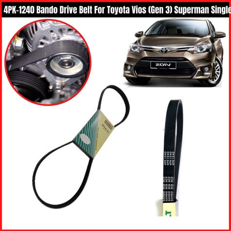 Pk Bando Drive Belt For Toyota Vios Gen Superman Single Vvti