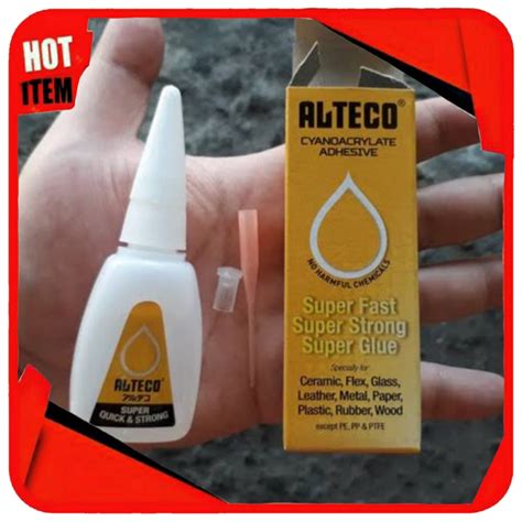 Jual Alteco Lem Super Glue Lem G Cyanoarcylate Adhesive Gram