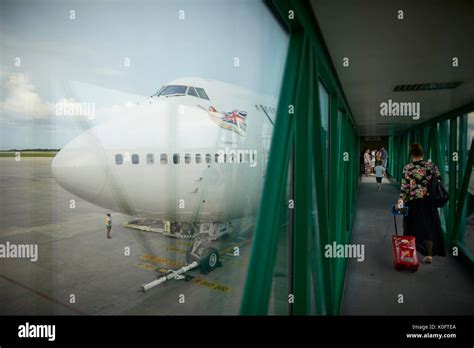 A Virgin Atlantic 474 400 stands at the gate in Varadero Airport the second largest airport in ...