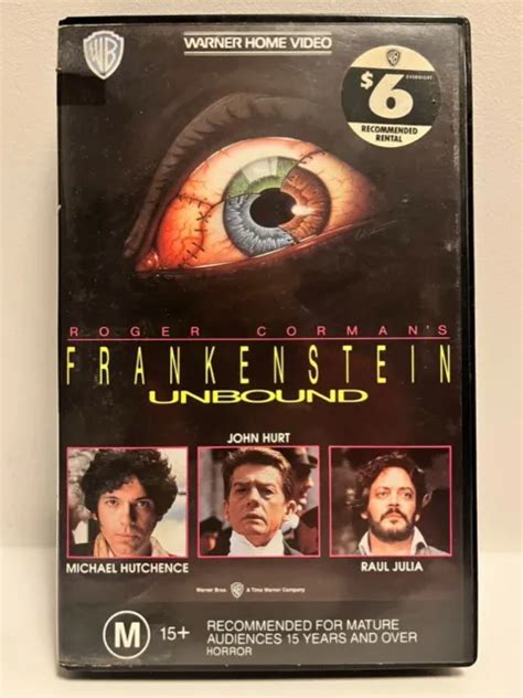 FRANKENSTEIN UNBOUND AU Warner Bros Video VHS 90s Sci Fi Horror EUR 19