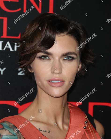 Ruby Rose Editorial Stock Photo Stock Image Shutterstock