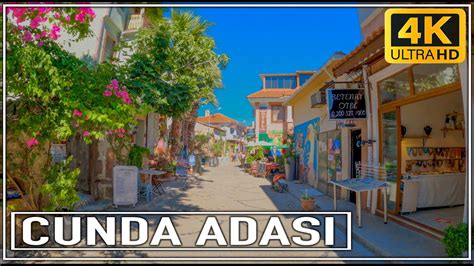 Cunda Island Cunda Adası 4K Walking Tour Balıkesir Turkey YouTube