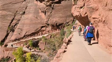 Angels Landing Scariest Hike In America Steep Drop Off Zion National