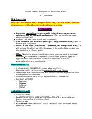 Blueprint Exam Pharm Gi Endo Neuro Docx Pharm Exam Blueprint Gi