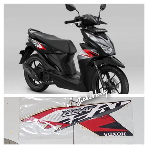 Honda Beat Cbs Body Sticker Striping Shopee Malaysia