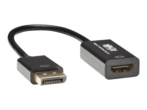 Tripp Lite 6in Displayport To Hdmi Adapter Converter 4k X 2k 2430hz