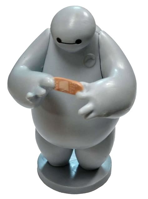 Disney Big Hero 6 Baymax Gray PVC Figure Loose - ToyWiz