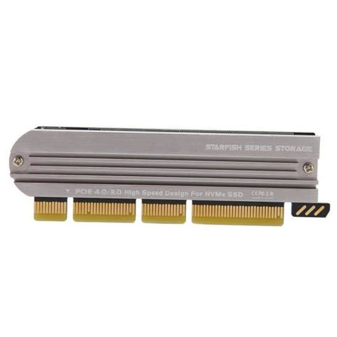 HURRISE Adaptateur M 2 NVMe SSD Vers PCIe Carte Adaptateur M 2 PCIe