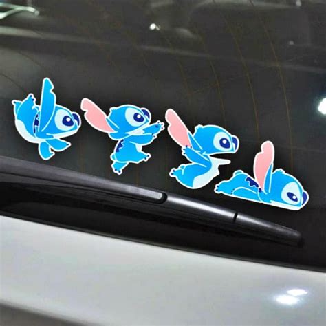 Lilo & Stitch 'Stitch | Happy' Vinyl Car Sticker - Little Sticker Store