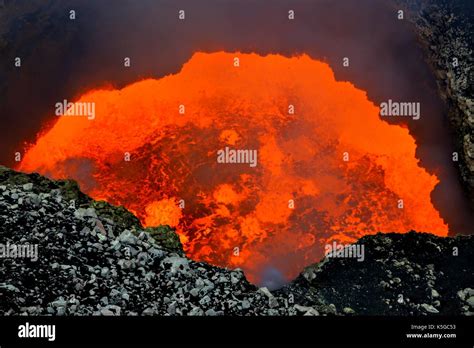 Masaya volcano active lava lake Nicaragua Stock Photo - Alamy