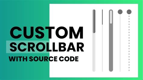 How To Create Custom Scrollbar In CSS With Source Code YouTube