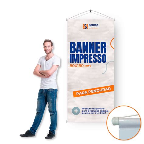 Banner Personalizado 80x180cm Alta Resolução E Material De Qualidade