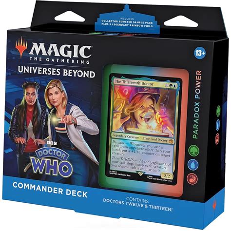 Magic Universes Beyond Doctor Who Commander Deck Paradox Power