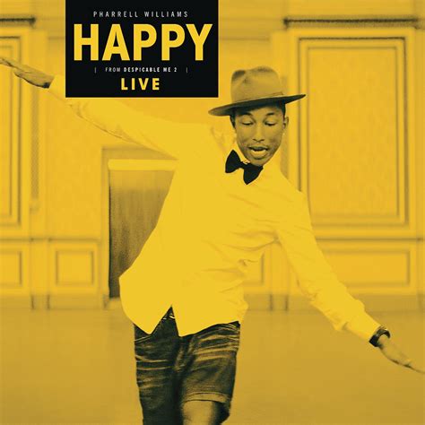 Happy Live - Single by Pharrell Williams Digital Art by Music N Film Prints