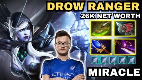 MIRACLE Drow Ranger Hard CARRY Highlights Drow Ranger Gameplay By